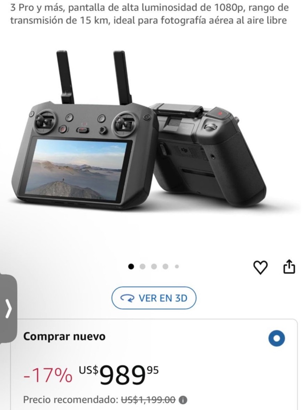 DJI RC Pro Remote Controller in Black